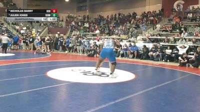 6A 285 lbs Quarterfinal - Julien Jones, Conway vs Nicholas Barry, Heritage