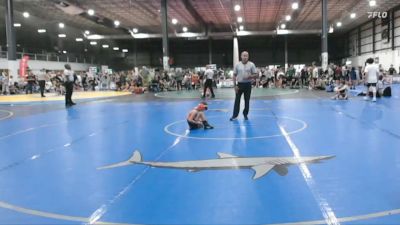 50 lbs Round 1 (6 Team) - Abel Brunner, 84 ATHLETES vs Callahan Loughrey, BLACKHAWK WRESTLING CLUB
