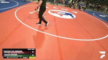86 lbs Champ. Round 2 - Mason Draper, Touch Of Gold Wrestling Club vs Dalton Tad Nebeker, Southwest Wolverines Wrestling