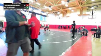 100 lbs Cons. Round 3 - Reynalyn Geronimo, Paloma Valley vs Mia Almendariz, Temecula Valley