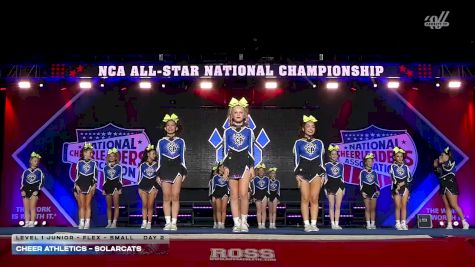 Cheer Athletics - SolarCats [2026 L1 Junior - Flex - Small Day 2] 2026 NCA All-Star National Championship
