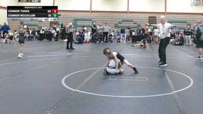 52 lbs Round 2 (8 Team) - Connor Yuhas, The Outsiders vs Connor McCollum, Wrecking Crew