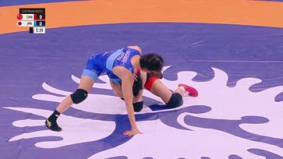 57 kg Finals 1-2 - Kexin Hong, China vs Sena Nagamoto, Japan