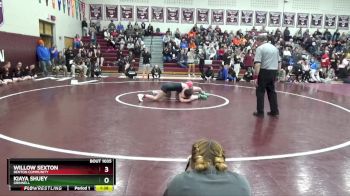 130 lbs Quarterfinal - Kiaya Shuey, Grinnell vs Willow Sexton, Benton Community