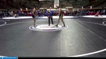 152 lbs Cons. Round 4 - Saheim Macias, Central High School Wrestling vs Thomas Grinnell, Maria Carrillo High School Wrestling