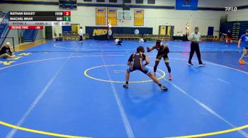 141 lbs Round 5 (6 Team) - Nathan Bailey, Fort Hays Tech Northwest vs Macael Bear, Hawkeye Community College