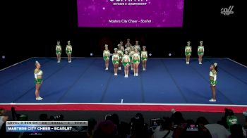 Masters City Cheer - Scarlet [2026 L3 Senior - D2 - Small - A Semis] 2026 The D2 Summit