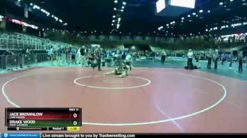 152 lbs Champ. Round 2 - Jace Brownlow, Lake Gibson vs Drake Wood, West Laurens