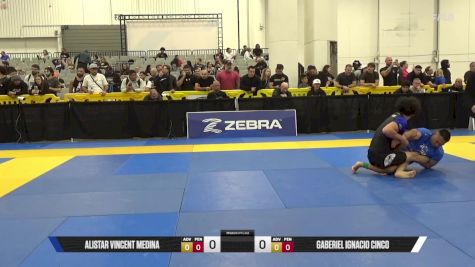 Gaberiel Ignacio Cinco vs Alistar Vincent Medina 2025 World IBJJF Jiu-Jitsu No-Gi Championship