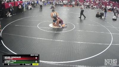 3A 215 lbs Semifinal - Xeviel Gonzalez, Fountain Inn vs Le`Roy Tyus, Battery Creek