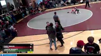 152 lbs Cons. Round 6 - Landon Bennett, Lewiston High School vs Cade Troupe, Flathead