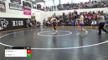 215 lbs Consi Of 4 - Ben Reigner, Lancaster Catholic vs Jacob Scott, Boiling Springs
