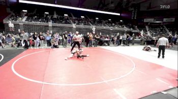 54 lbs Consi Of 4 - Tilden Taylor, Wyoming Underground vs Grayson Burnett, Green River Grapplers