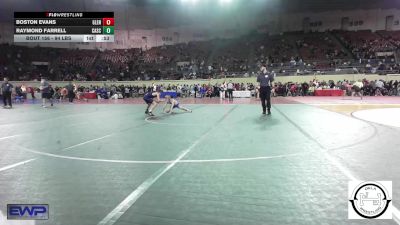 94 lbs Consi Of 16 #2 - Boston Evans, Glenpool JH vs Raymond Farrell, Cascia Hall