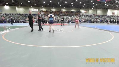 175 lbs Consolation - Evelyn Vargas, Merced Bears WC vs Ryley Nager, FordDynasty Wrestling Club