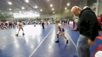87 lbs Cons. Round 4 - Mason Fillmore, Agon Academy Wrestling vs Parker Hansen, Southwest Wolverines