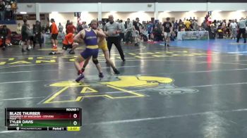 133 lbs Round 1 (10 Team) - Tyler Davis, Adrian vs Blaze Thurber, University Of Wisconsin - Stevens Point