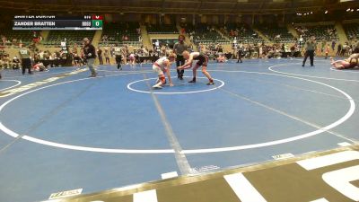 132 lbs Consolation - Sawyer Dorton, Grove Takedown Club vs Zander Bratten, Rogue Warrior Wrestling