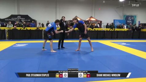 Paul Steadman Staples vs Shane Michael Winslow 2026 Pan IBJJF Jiu-Jitsu No-Gi Championship