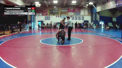 215 lbs Champ. Round 1 - Adham Eltaweel, Woodbridge vs Luis Standingwater, Sultana