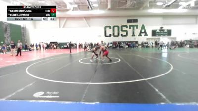 157 lbs Cons. Round 2 - Luke Ludwick, Mira Costa vs Kevin Enriquez, El Modena