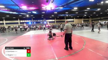 102 lbs Semifinal - Juan Julian Quintana, Brighton WC vs Zander Rogers, Pounders WC