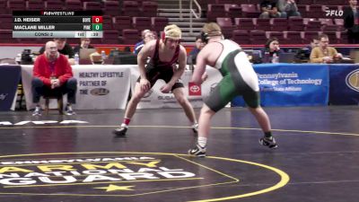 172 lbs Consi 2 - J.d. Heiser, Boyertown vs Maclane Miller, Pine Richland