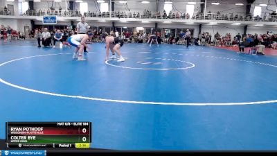 Elite 184 lbs Champ. Round 2 - Colter Bye, Upper Iowa vs Ryan Pothoof, Wisconsin-Platteville