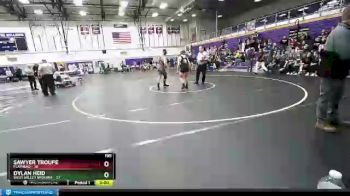 195 lbs Round Two - Dylan Heid, West Valley Spokane vs Sawyer Troupe, Flathead