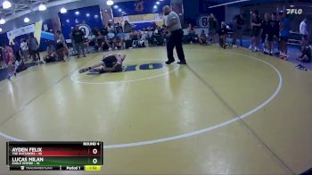 113 lbs Round 4 (8 Team) - Lucas Milan, Eagle Empire vs Ayden Felix, The Outsiders