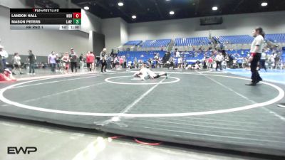 160 lbs Rr Rnd 1 - Landon Hall, Mighty Bluebirds vs Mason Peters, Lake Hamilton High School