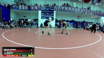 132 lbs Quarters & Wb (16 Team) - Aj Heskett, Jay County vs Devon Adkins, Oak Hill