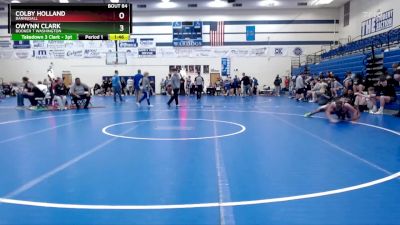 150 lbs Quarterfinal - Owynn Clark, Booker T Washington vs Colby Holland, Barnsdall