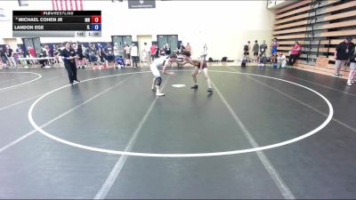 132 lbs Cons. Round 4 - Michael Cohen Jr, MN vs Landon Ege, IL