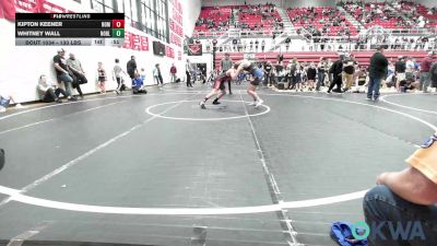 130 lbs Consi Of 4 - Kipton Keener, Team Nomad vs Whitney Wall, Noble Takedown Club