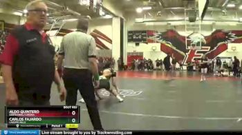 138 lbs 1st Place Match - Aldo Quintero, Centennial/Corona vs Carlos Fajardo, Laguna Hills