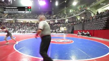 150-3A Quarterfinal - Braelyn Nelson, Gilmer County vs Austin Beverly, Cherokee Bluff