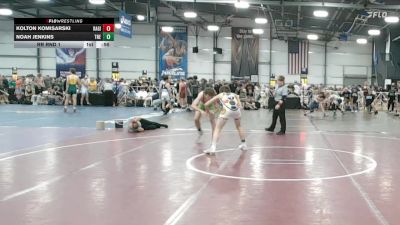119 lbs Rr Rnd 1 - Kolton Komisarski, Ragin Raisins Catawba MS vs Noah Jenkins, Terps Northeast Elite