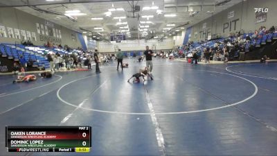 47-49 lbs Round 1 - Dominic Lopez, Sanderson Wrestling Academy vs Oaken Lorance, Sanderson Wrestling Academy