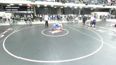 157 lbs Champ. Round 1 - Jimmy Medina, Plainfield (South) vs Arthur Borzecki, Hoffman Estates