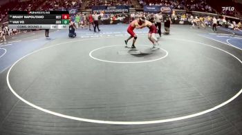 D 1 175 lbs Cons. Round 3 - Brady Napolitano, Destrehan vs Van Vo, Zachary