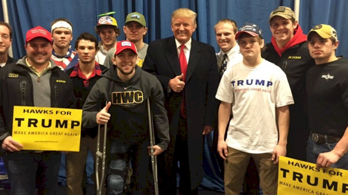 The Hawkeyes Meet The Donald!