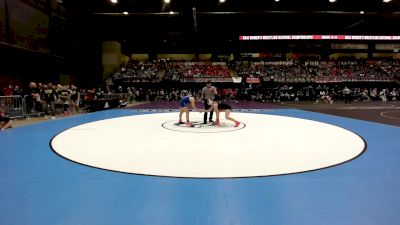 135 lbs Quarterfinal - Grace Hare, Wichita-Kapaun Mt. Carmel HS vs Phoebe Bohrer, Salina-Central HS
