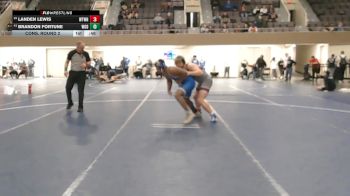 172 Championship Bracket Cons. Round 2 - Landen Lewis, Watertown vs Brandon Fortune, Woodbury