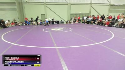 165 lbs Round 2 (8 Team) - Noah Daniels, California Blue vs Xander Zollinger, Idaho