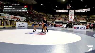 Junior Girls - 115 lbs Cons. Round 3 - Jaevani Persaud, Delta Wrestling Club vs Kalila Bagby, Four Horsemen
