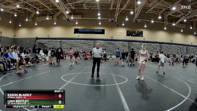 120 lbs Round 1 (4 Team) - Liam Bentley, VA Team Predator vs Kason Blakely, PitBull Terps