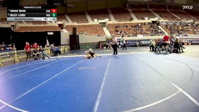 120-D3 Quarterfinal - Riley Lord, Ironwood Ridge High School vs Aiden Irvin, Estrella Foothills High School