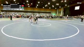 126 lbs Champ. Round 1 - Brady Jones, Rancho Bernardo vs Allan Ayala, North Valley