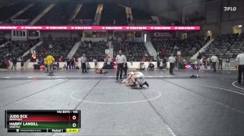 105 lbs 3rd Place Match - Harry Langill, Sabetha vs Judd Eck, Brawlers